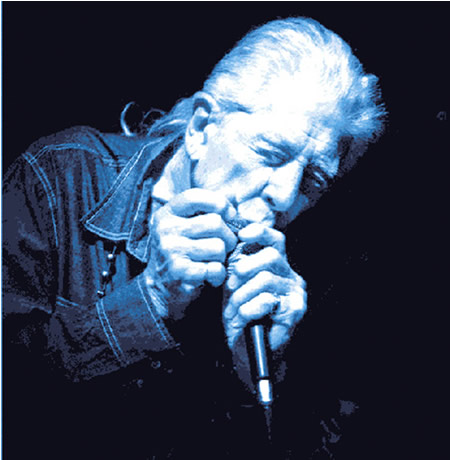 John Mayall mit Blues Harp